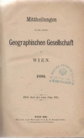 Matković P.: Mittheilungen der kais. kön. Geographischen Gesellschaft in Wien. 1880. XXIII. Band (der neuen Folge XIII.)